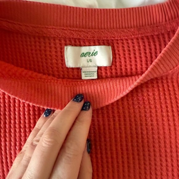 Aerie Waffle Knit Sweater - Picture 3 of 3